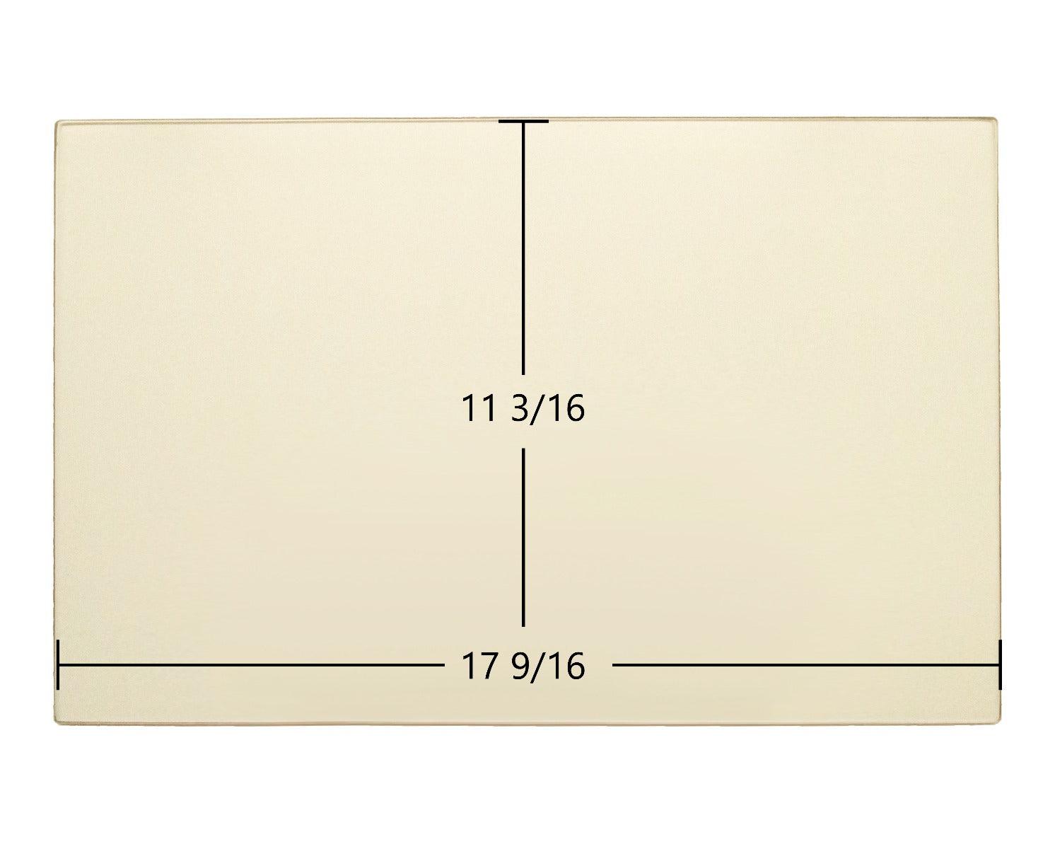 Hearthstone Heritage 8020, Homestead 8570 & Mansfield 8010/8011/8012 Ceramic Glass Panel – Replacement for Part #90-57005 (17 9/16" x 11 3/16") - Total Hearth