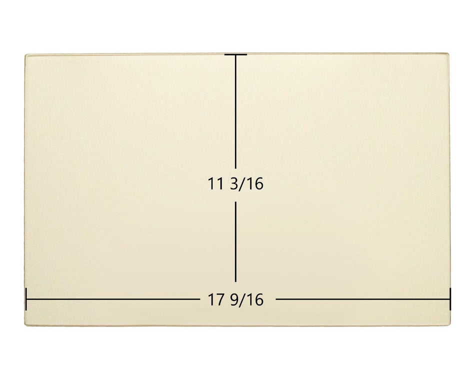 Hearthstone Heritage 8020, Homestead 8570 & Mansfield 8010/8011/8012 Ceramic Glass Panel – Replacement for Part #90-57005 (17 9/16" x 11 3/16") - Total Hearth