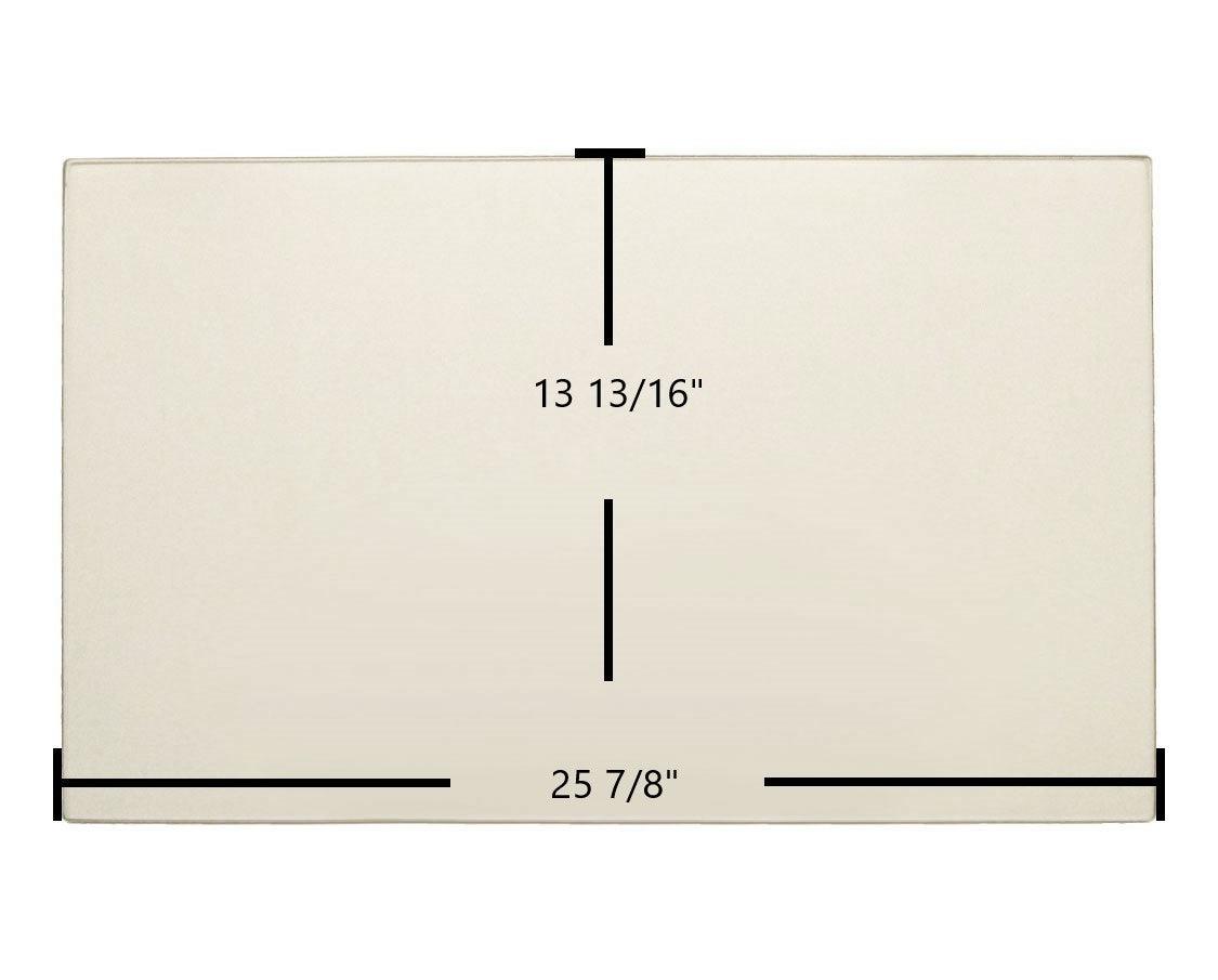 Hearthstone DVI-HT 8890 Ceramic Glass Panel – Replacement for Part #3030-021 (25 7/8" x 13 13/16") - Total Hearth