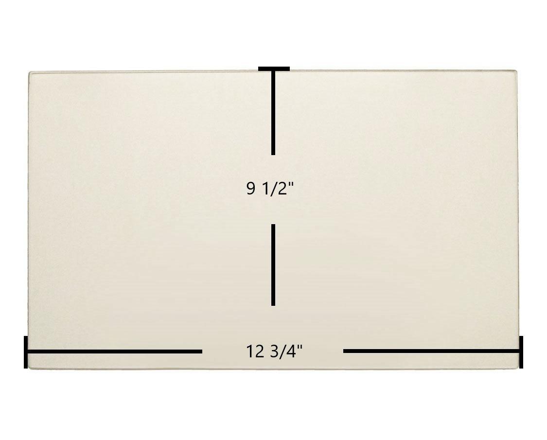 Hearthstone Tribute 8040 Ceramic Glass Panel – Replacement for Part #90-58405 (12 3/4" x 9 1/2") - Total Hearth
