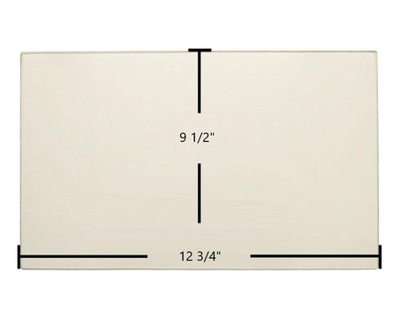 Hearthstone Tribute 8040 Ceramic Glass Panel – Replacement for Part #90-58405 (12 3/4" x 9 1/2") - Total Hearth