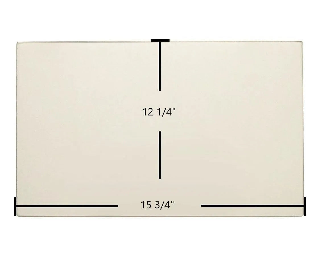 Hearthstone I Ceramic Glass Panel – Replacement for Part #91-58106 (15 3/16" x 12 1/4") - Total Hearth