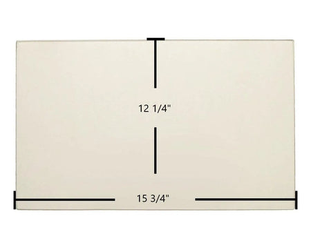 Hearthstone I Ceramic Glass Panel – Replacement for Part #91-58106 (15 3/16" x 12 1/4") - Total Hearth
