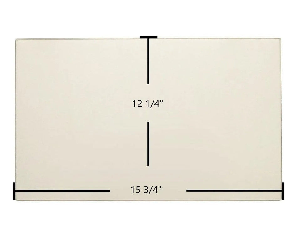 Hearthstone I Ceramic Glass Panel – Replacement for Part #91-58106 (15 3/16" x 12 1/4") - Total Hearth