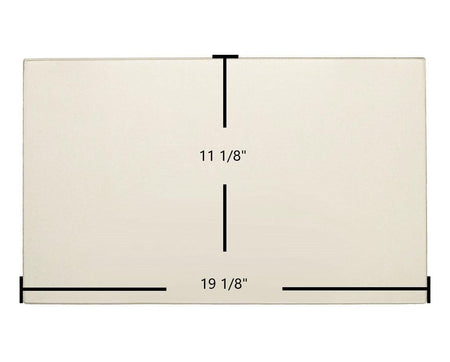 Hearthstone Equinox 8000 Ceramic Glass Panel – Replacement for Part #3030-048 (19 1/8" x 11 1/8") - Total Hearth