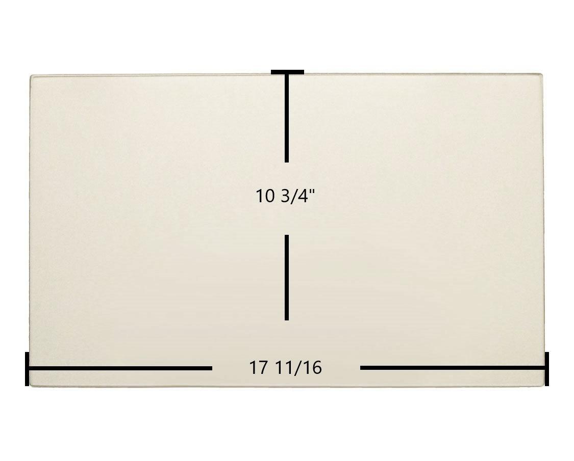 Hearthstone Tudor DV 8120 Ceramic Glass Panel – Replacement for Part #3030-044 (17 11/16" x 10 3/4") - Total Hearth