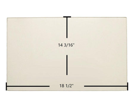 Hearthstone Champlain DV 8302 Ceramic Glass Panel – Replacement for Part #3030-036 (18 1/2" x 14 3/16") - Total Hearth