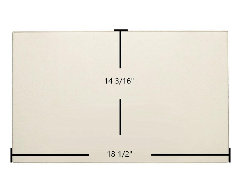 Hearthstone Champlain DV 8302 Ceramic Glass Panel – Replacement for Part #3030-036 (18 1/2" x 14 3/16") - Total Hearth