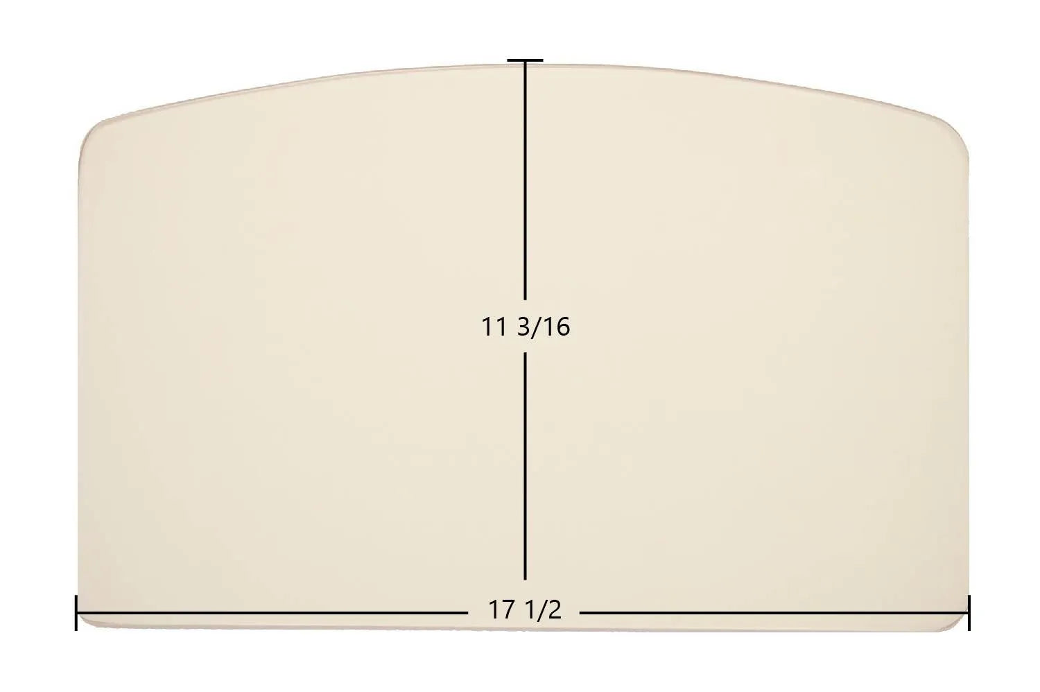 Hearthstone Shelburne 8370 & 8371 Archtop Ceramic Glass Panel – Replacement for Part #93-58705 (17 1/2" x 11 3/16") - Total Hearth