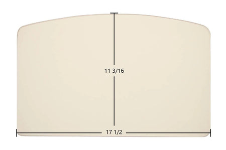 Hearthstone Shelburne 8370 & 8371 Archtop Ceramic Glass Panel – Replacement for Part #93-58705 (17 1/2" x 11 3/16") - Total Hearth