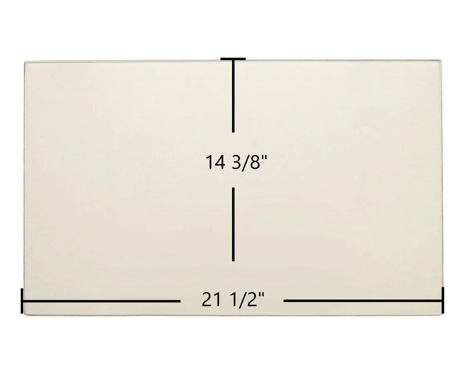 Heat N Glo Townsend II Ceramic Glass Panel – High-Temperature Replacement (21 1/2" x 14 3/8") - Total Hearth