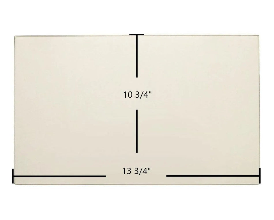 Heatilator Eco-Choice PS35, PS50, CAB50 Ceramic Glass Panel – High-Temperature Replacement (13 3/4" x 10 3/4") - Total Hearth
