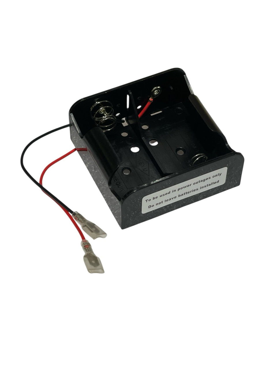 Battery Backup Pack – SRV593-594 | Replacement Power Supply for Gas Fireplaces & Log Sets | Uses 2 D Batteries - Total Hearth