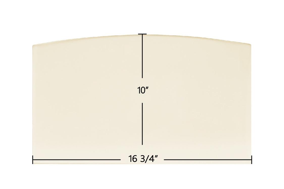 High Valley Models 1500, 1600 & 2500 Ceramic Glass Panel – High-Temperature Replacement (16 3/4" x 10") - Total Hearth