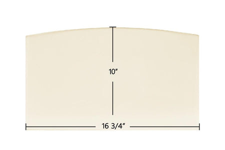 High Valley Models 1500, 1600 & 2500 Ceramic Glass Panel – High-Temperature Replacement (16 3/4" x 10") - Total Hearth