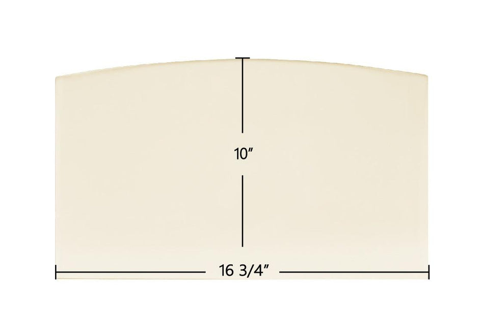 High Valley Models 1500, 1600 & 2500 Ceramic Glass Panel – High-Temperature Replacement (16 3/4" x 10") - Total Hearth