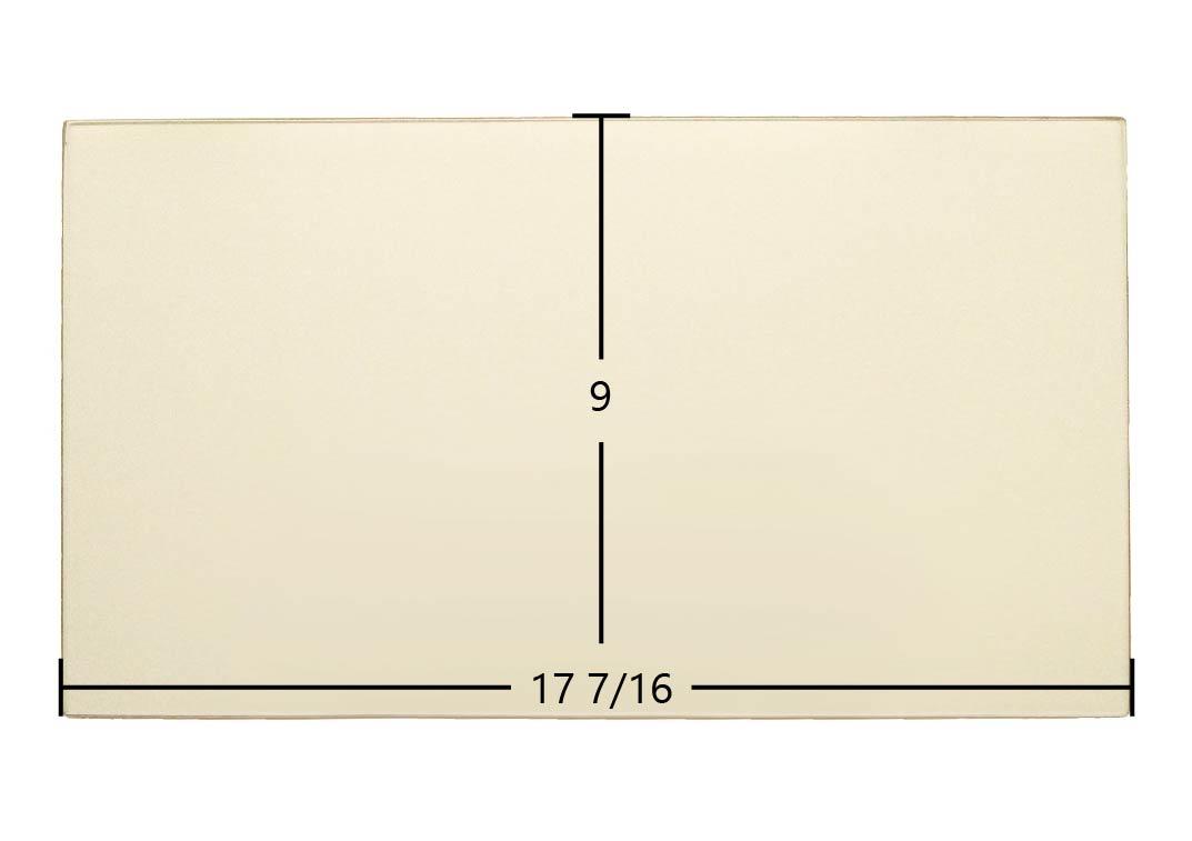 Hitzer 50-93 Gravity Fed Hopper Glass - Woodstove Fireplace Glass