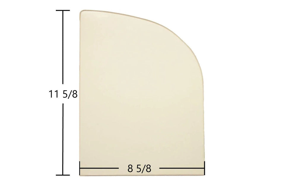 Jotul 400 Double Door Ceramic Glass Panel – Left #129457 / Right #129860 (8 5/8" x 11 5/8") - Total Hearth