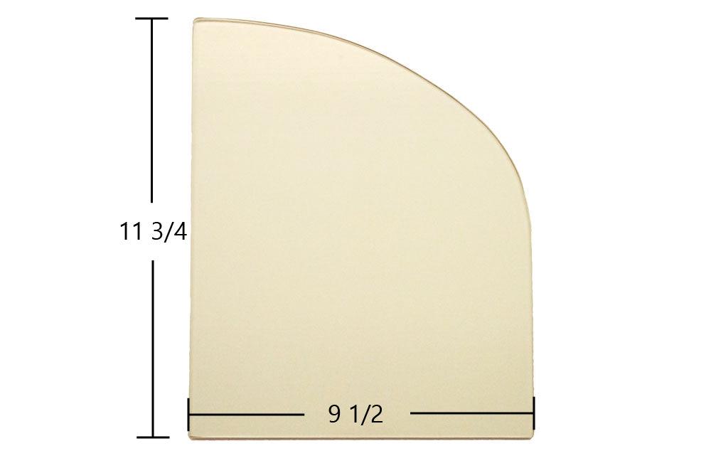 Jotul F 600, F600CB, Firelight 12 Ceramic Glass Panel – Replacement for Part #128357 / 12419 (9 1/2" x 11 3/4") - Total Hearth