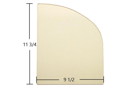 Jotul F 600, F600CB, Firelight 12 Ceramic Glass Panel – Replacement for Part #128357 / 12419 (9 1/2" x 11 3/4") - Total Hearth