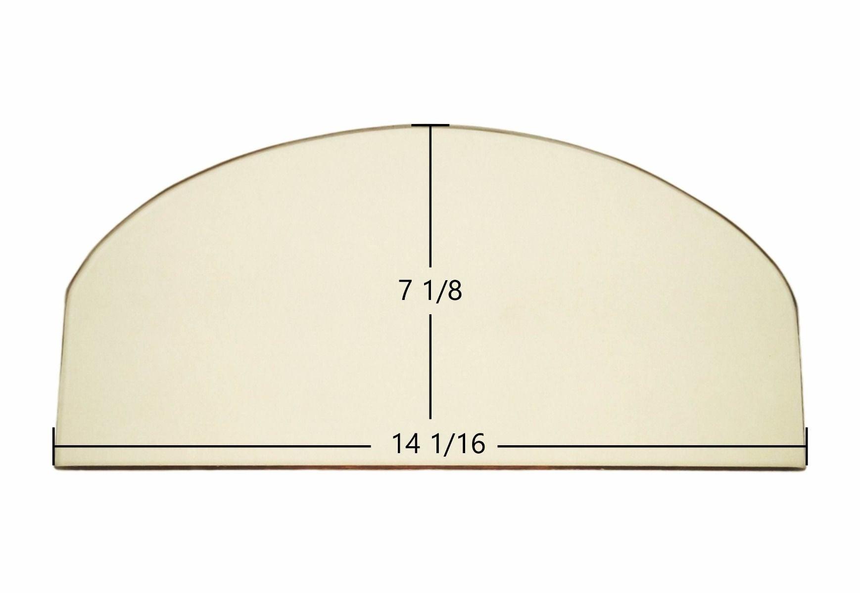 Jotul #3 Ceramic Glass Panel – Replacement for Part #125979 (14 1/16" x 7 1/8") - Total Hearth