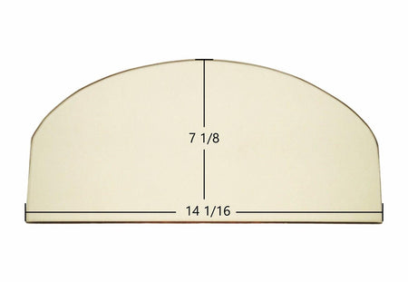 Jotul #3 Ceramic Glass Panel – Replacement for Part #125979 (14 1/16" x 7 1/8") - Total Hearth