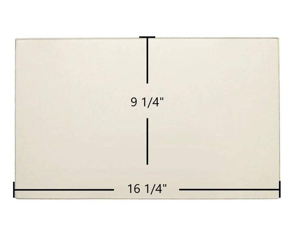 Jotul Betha Ceramic Glass Panel – Replacement for Part #10024210 (16 1/4" x 9 1/4") - Total Hearth