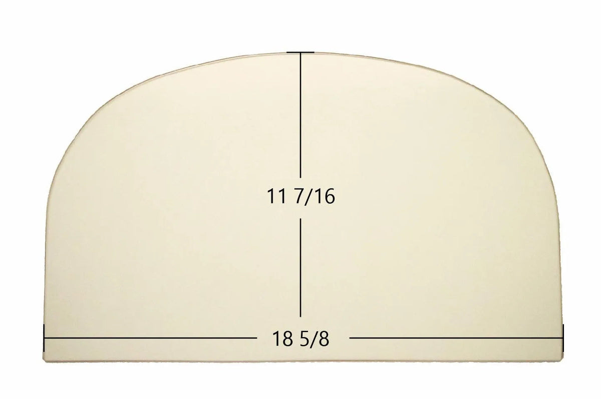 Jotul F400 Castine Ceramic Glass Panel – High-Temperature Replacement (18 5/8" x 11 7/16") 1/8" thickness - Total Hearth