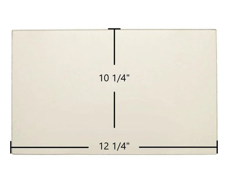 Keystoker Coal Stove Ceramic Glass Panel – 12 1/4" x 10 1/4" - Total Hearth