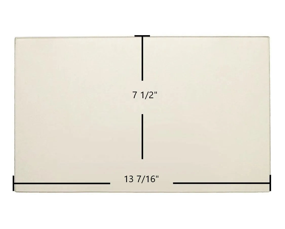 Kozi 100 XL Pellet Stove Ceramic Glass Panel – 13 7/16" x 7 1/2" (Part #GLSOXL00) - Total Hearth