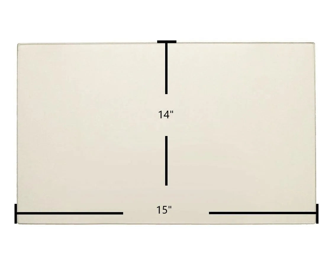 Kozy Heat G100 / 432 Ceramic Glass Panel – 15" x 14" - Total Hearth