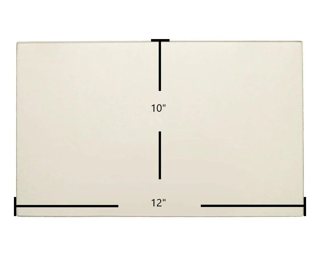 Kozy Heat G101 Ceramic Glass Panel – 12" x 10" - Total Hearth