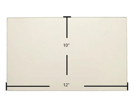 Kozy Heat G101 Ceramic Glass Panel – 12" x 10" - Total Hearth
