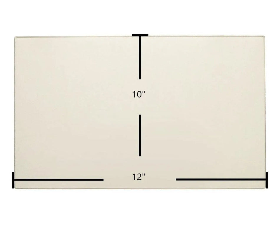 Kozy Heat G101 Ceramic Glass Panel – 12" x 10" - Total Hearth
