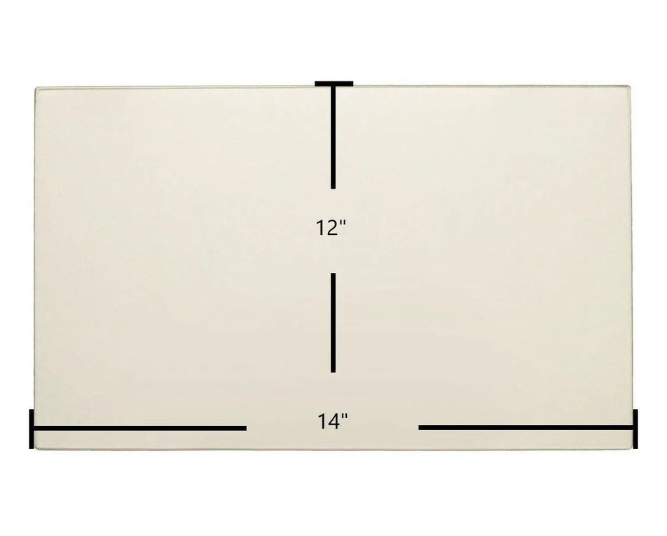 Kozy Heat 241ZC Ceramic Glass Panel – 14" x 12" (Part #150-250) - Total Hearth