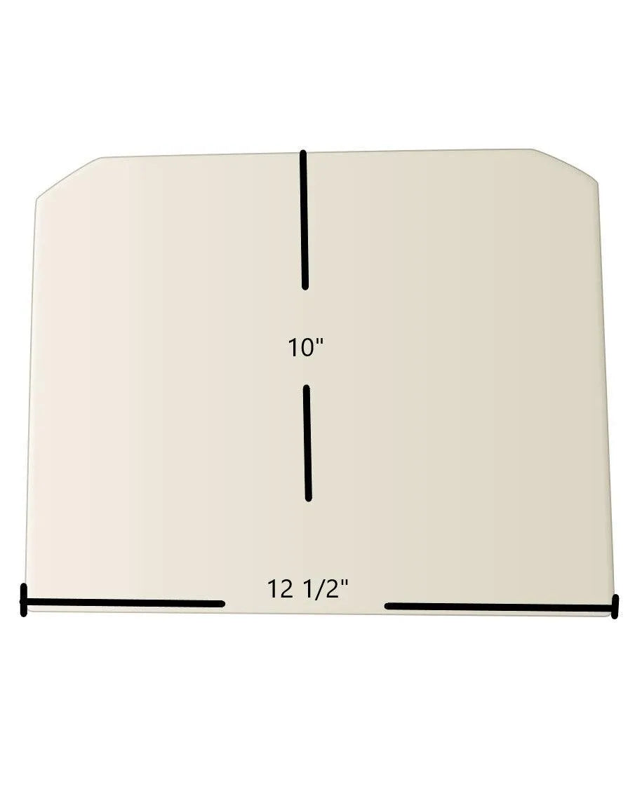 Kuma Tamarack / Aspen / Wood Classic / Oil Classic Ceramic Glass Panel – 12 1/2" x 10" (Part #KRGL1) - Total Hearth