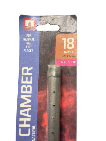 ProLine 18" Log Lighter – Angle Pattern Valve, 15 Jet Burner Holes, 26,000 BTU (Natural Gas Only) - Total Hearth