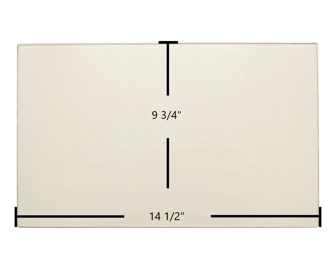 Lopi Heritage Bay / Pioneer Bay Ceramic Glass Panel – 14 1/2" x 9 3/4" (Part #930-05080-1) - Total Hearth