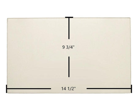 Lopi Heritage Bay / Pioneer Bay Ceramic Glass Panel – 14 1/2" x 9 3/4" (Part #930-05080-1) - Total Hearth