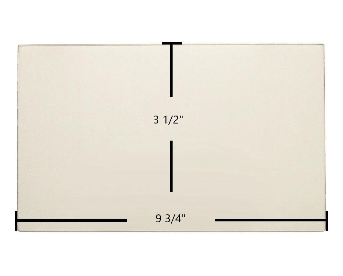 Lopi Heritage Bay / Pioneer Bay Side Ceramic Glass Panel – 9 3/4" x 3 1/2" (Part #930-05081) - Total Hearth