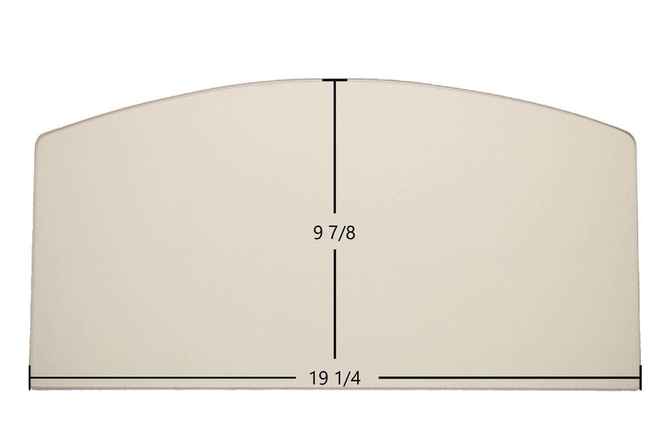 Lopi Freedom / Liberty / Flex Series Ceramic Glass Panel – 19 1/4" x 9 7/8" (Part #994-00108-1) - Total Hearth