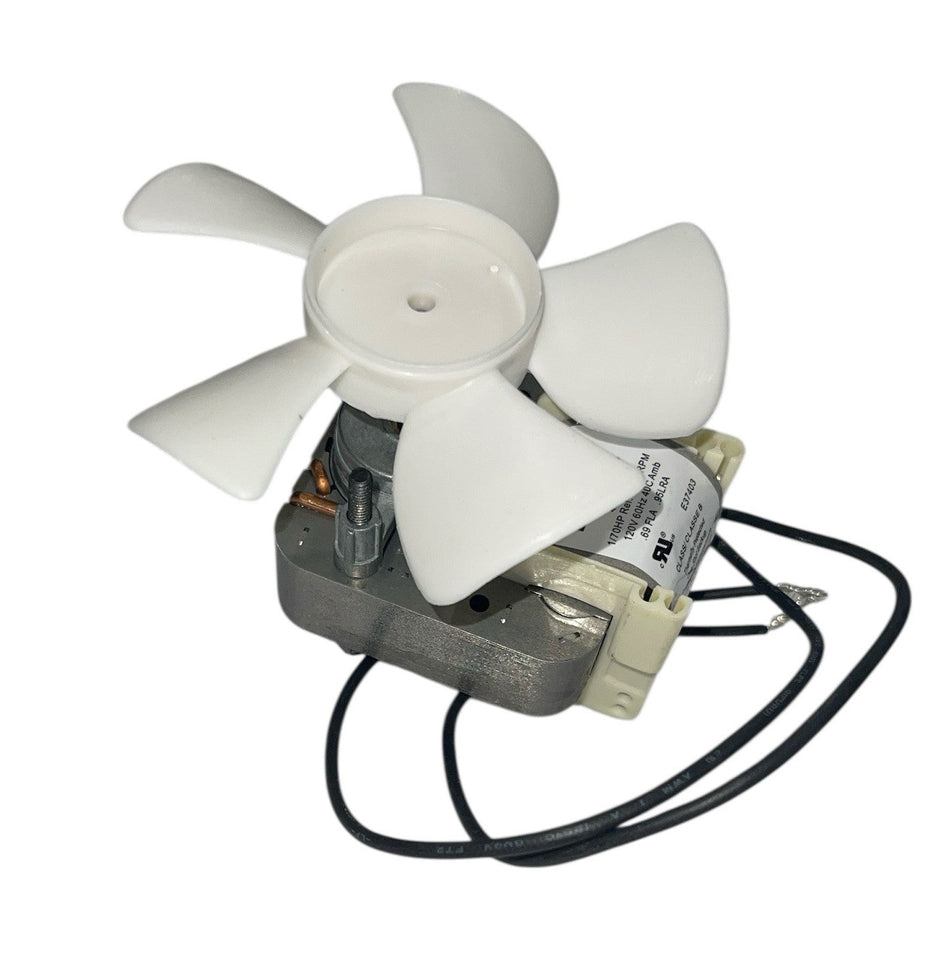 C-Frame Motor 1CFA1A – 1/70 HP Single-Speed Motor with 4¼" Plastic Blade (OEM Dayton Replacement) - Total Hearth