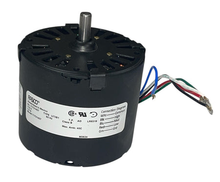 Silent Flame 3-Speed Blower Motor – SF782012 | Original Fasco Replacement (Motor Only, No Wiring Harness Connectors) - Total Hearth
