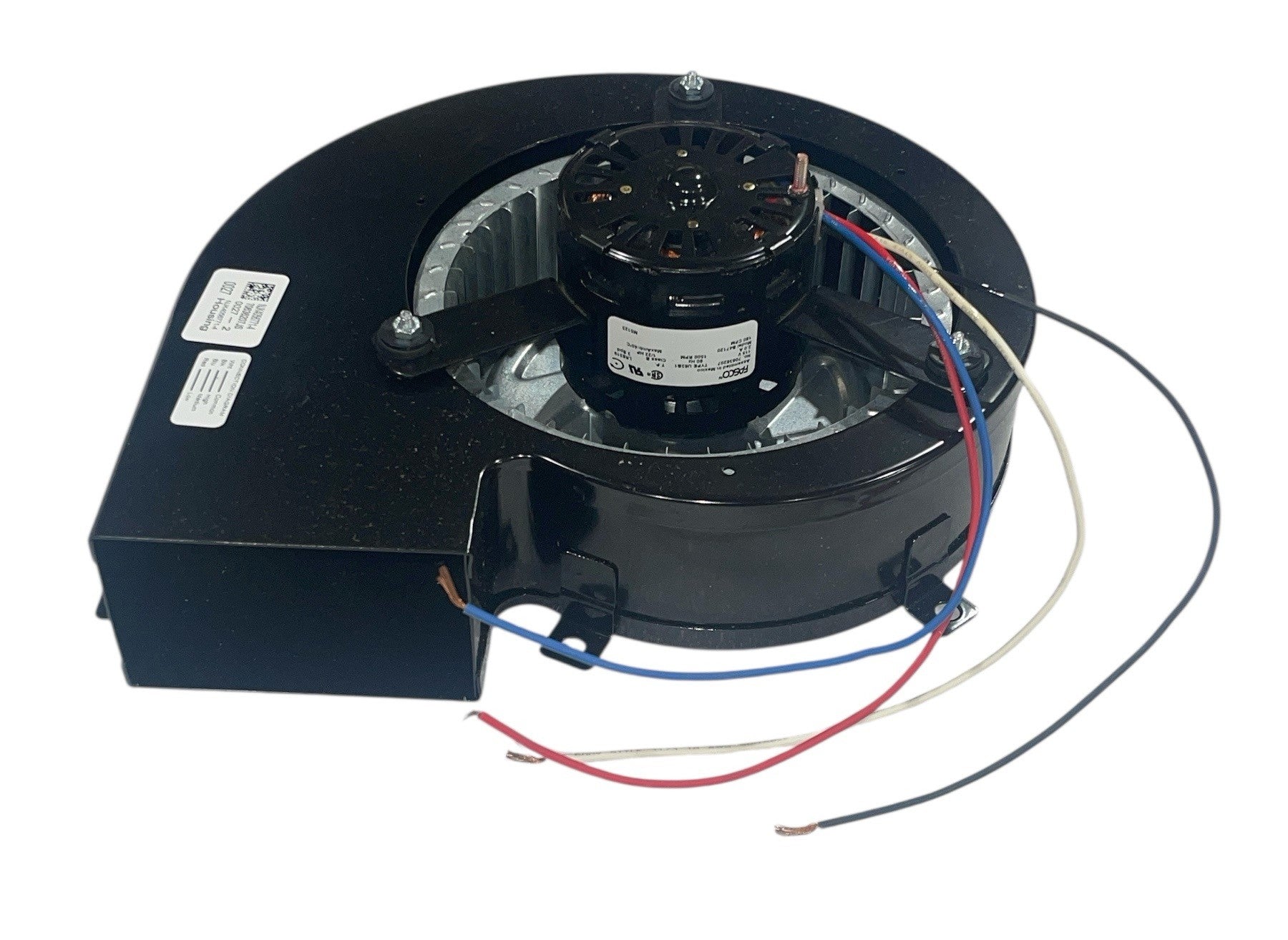 Blower Motor Assembly – 1C180 (12189) | 180 CFM, 3-Speed C-Frame Blower with Motor | OEM Fasco B47120 Replacement - Woodstove Fireplace Glass