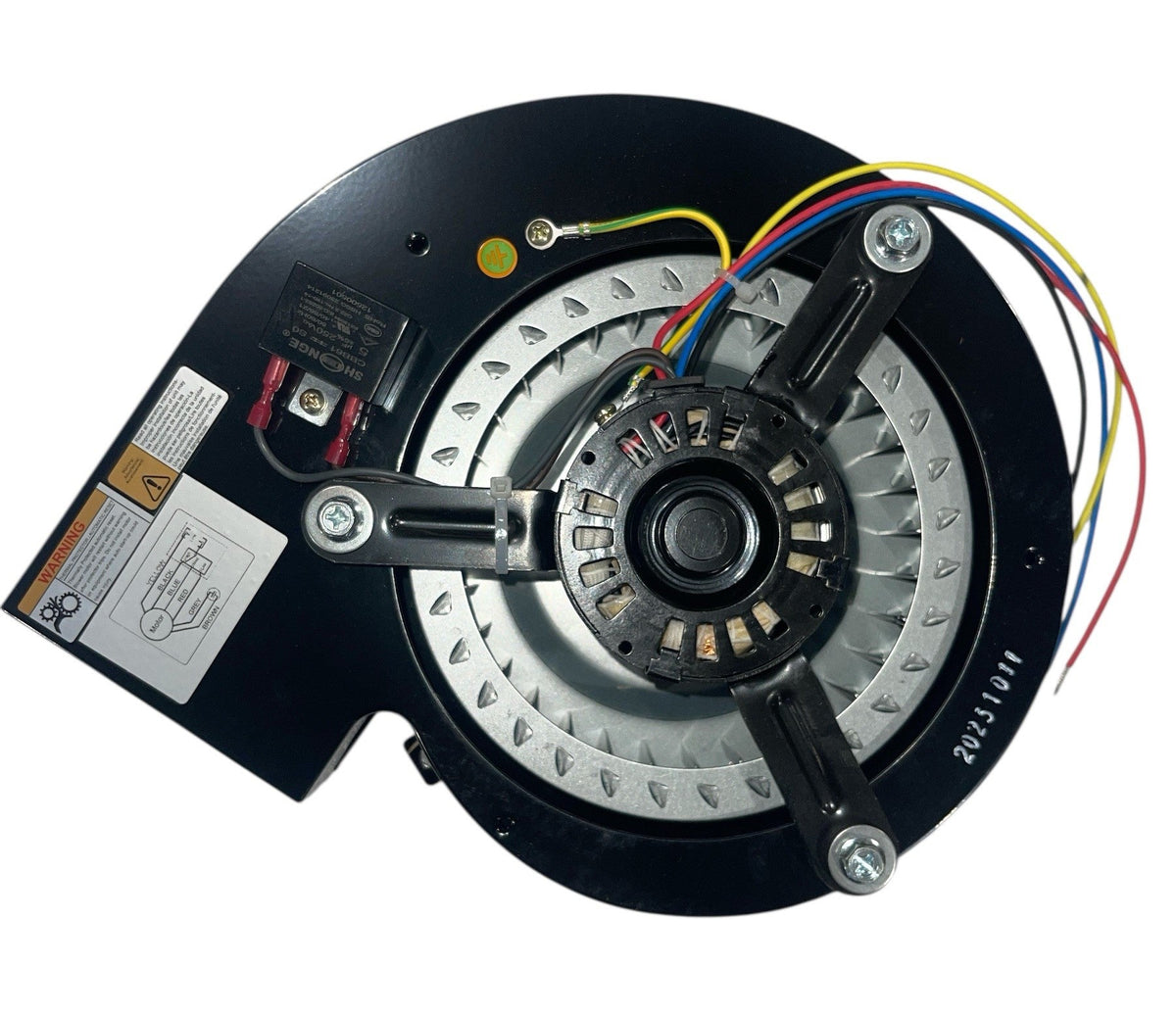 Blower Motor Assembly – 1C180R | 180 CFM, 3-Speed Centrifugal Fan with Motor | OEM Fasco B47120 Equivalent - Woodstove Fireplace Glass