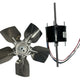 Country Flame Blower Motor with Fan – 100102CF | 3-Speed Replacement for Pellet Stoves (Includes 9 1/4" Fan Blade)