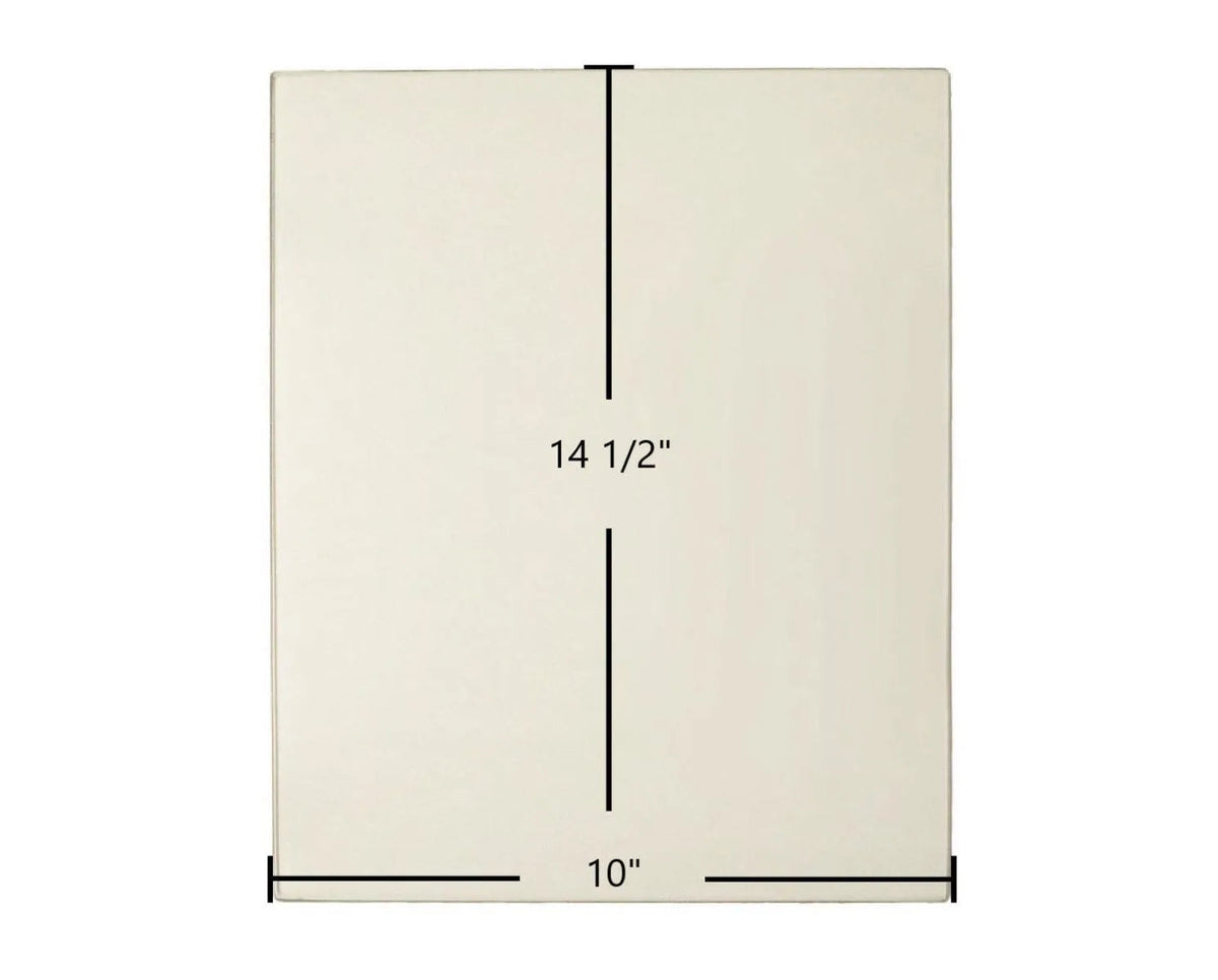 Malm Imperial Carousel Side Glass (Ceramic) – 10" x 14-1/2" x 3/16" | Post-1994 Replacement Panel | CG-1014 - Total Hearth