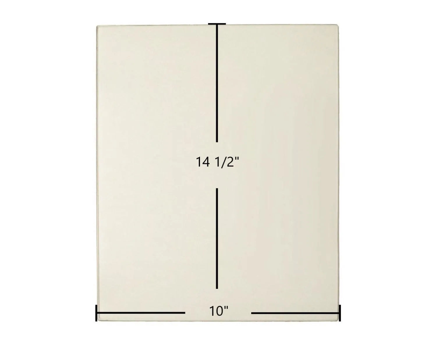 Malm Imperial Carousel Side Glass (Ceramic) – 10" x 14-1/2" x 3/16" | Post-1994 Replacement Panel | CG-1014 - Total Hearth