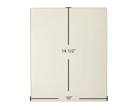 Malm Imperial Carousel Side Glass (Ceramic) – 10" x 14-1/2" x 3/16" | Post-1994 Replacement Panel | CG-1014 - Total Hearth