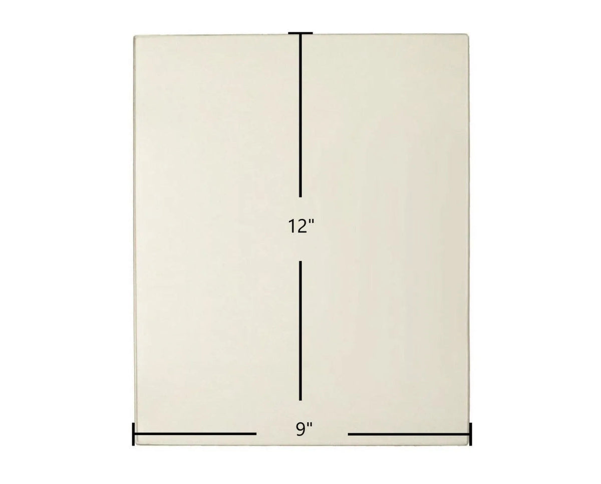 Malm Spin-A-Fire Ceramic Glass – 9" x 12" x 3/16" | High-Temperature Firebox Window Replacement | CG-912 - Total Hearth